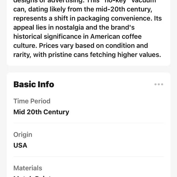 Blue Coffee Can - Picture 5 of 5